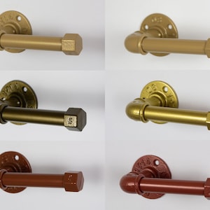 Suporte para papel higiênico de latão, frete grátis, decoração industrial para banheiro, suporte para papel higiênico de fazenda