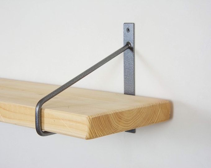 Powder Coated Steel Brackets, Heavy Duty Metal Brackets, Shelf Brackets, Choose Your Color, Sturdy Brackets, Unique Bracket, Kitchen Bracket