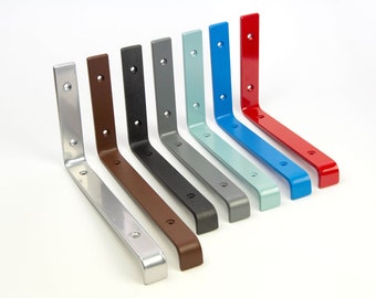 Floating Shelf Brackets - Heavy Duty Brackets - Steel Shelf Brackets - Shelving Brackets