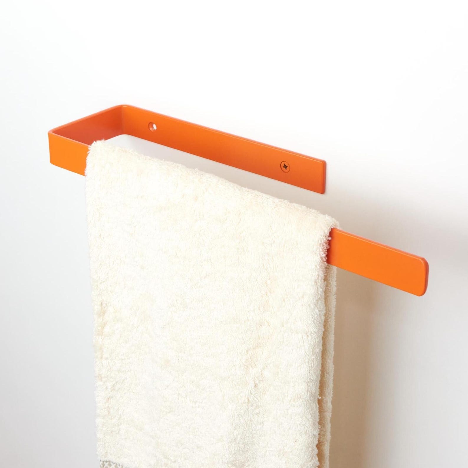 Bright Colorful Towel Holder Rack - Durable Wall Mount for Bathroom ...