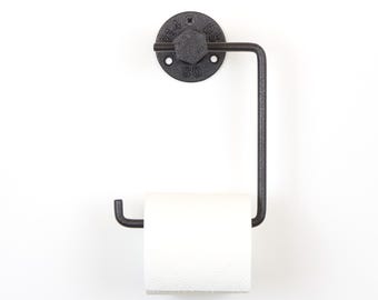 Toilet Roll Holder, Elegant Bathroom Paper Holder for Space-Saving Style, Color Pictured Sand Textured Gray
