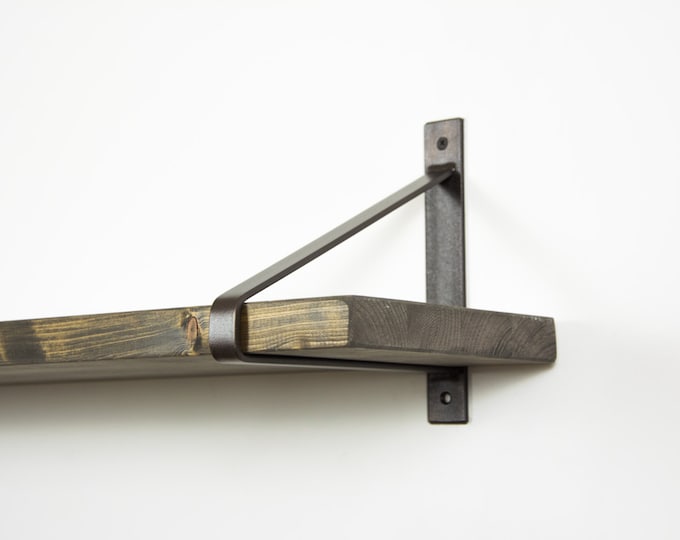 Large Powder Coated Steel Bracket - Choose Your Size - Newest Design Bracket - Shelf Brackets - Steel Brackets - Kitchen Bracket