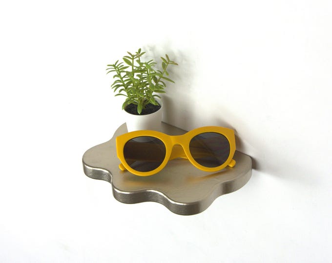 Wall Shelf - Colorful Decor, Funky Shelf, Modern Shelf, Wall Decoration, Maximalist Decor, Handmade Blob Shelf