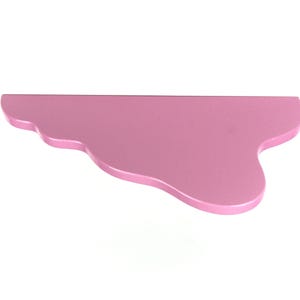 Wavy Shelf - Pastel Pink Shelf, Maximalist Decor, Danish Pastel, Wall Mounted Shelf, Colorful Home Decor image 5