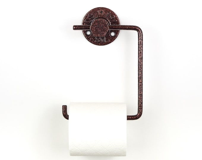 Toilet Roll Holder, Stylish And Durable Bathroom Accessory, Great Practical Gift For New Homeowners, Color Pictured - Antique Copper