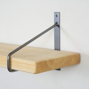 Powder Coated Steel Brackets, Heavy Duty Metal Brackets, Shelf Brackets, Choose Your Color, Sturdy Brackets, Unique Bracket, Kitchen Bracket