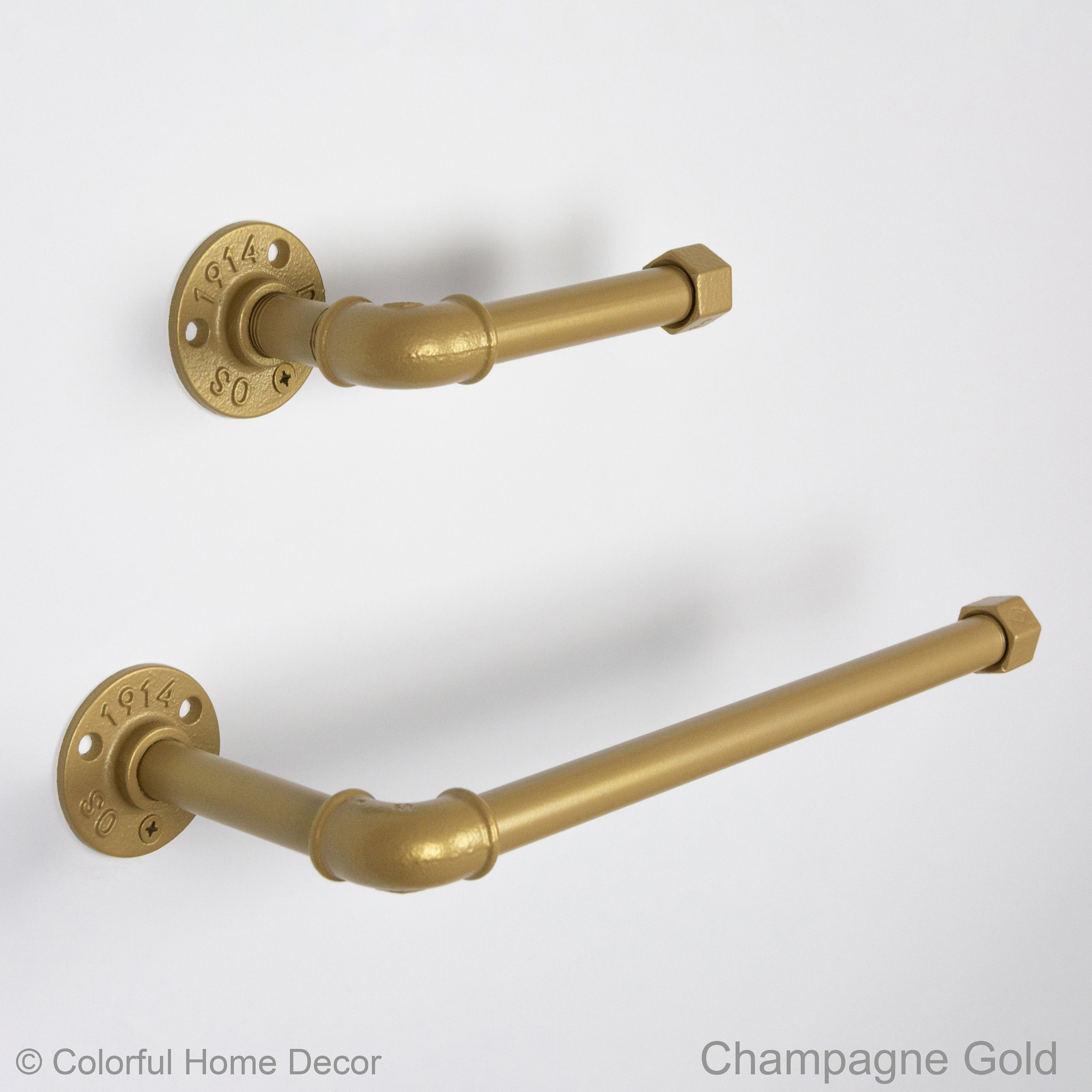 Gorgeous Vintage Brass Towel Rack