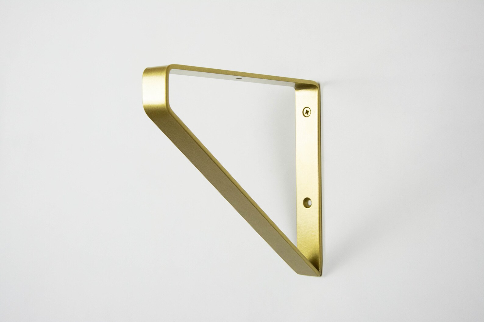 Inverted Triangle Brackets Powder Coated Shelf Brackets Etsy