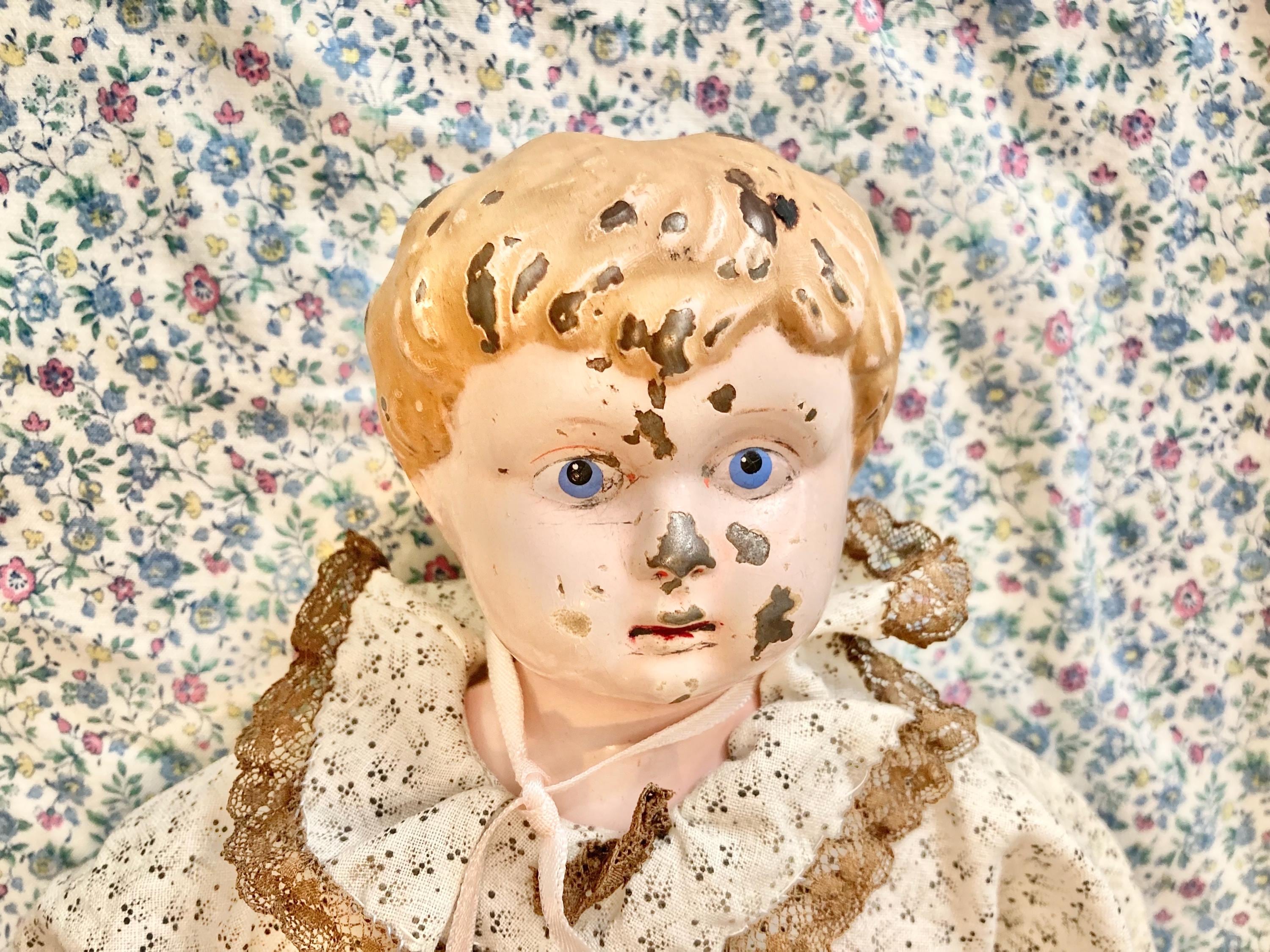 antique doll ୨୧ .·*°.·*° アンティーク ペグドールの通販 | VIDAASMART