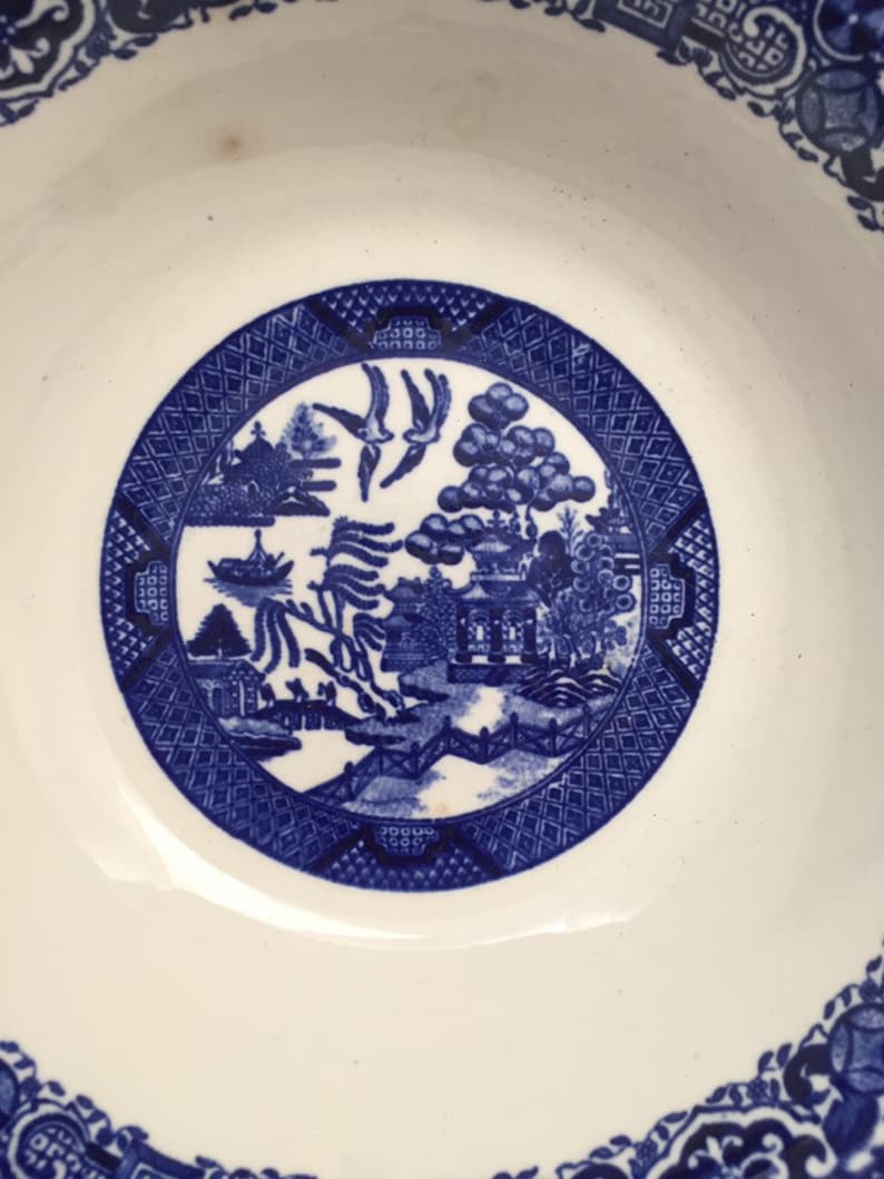 Homer Laughlin Willow Serving Bowl