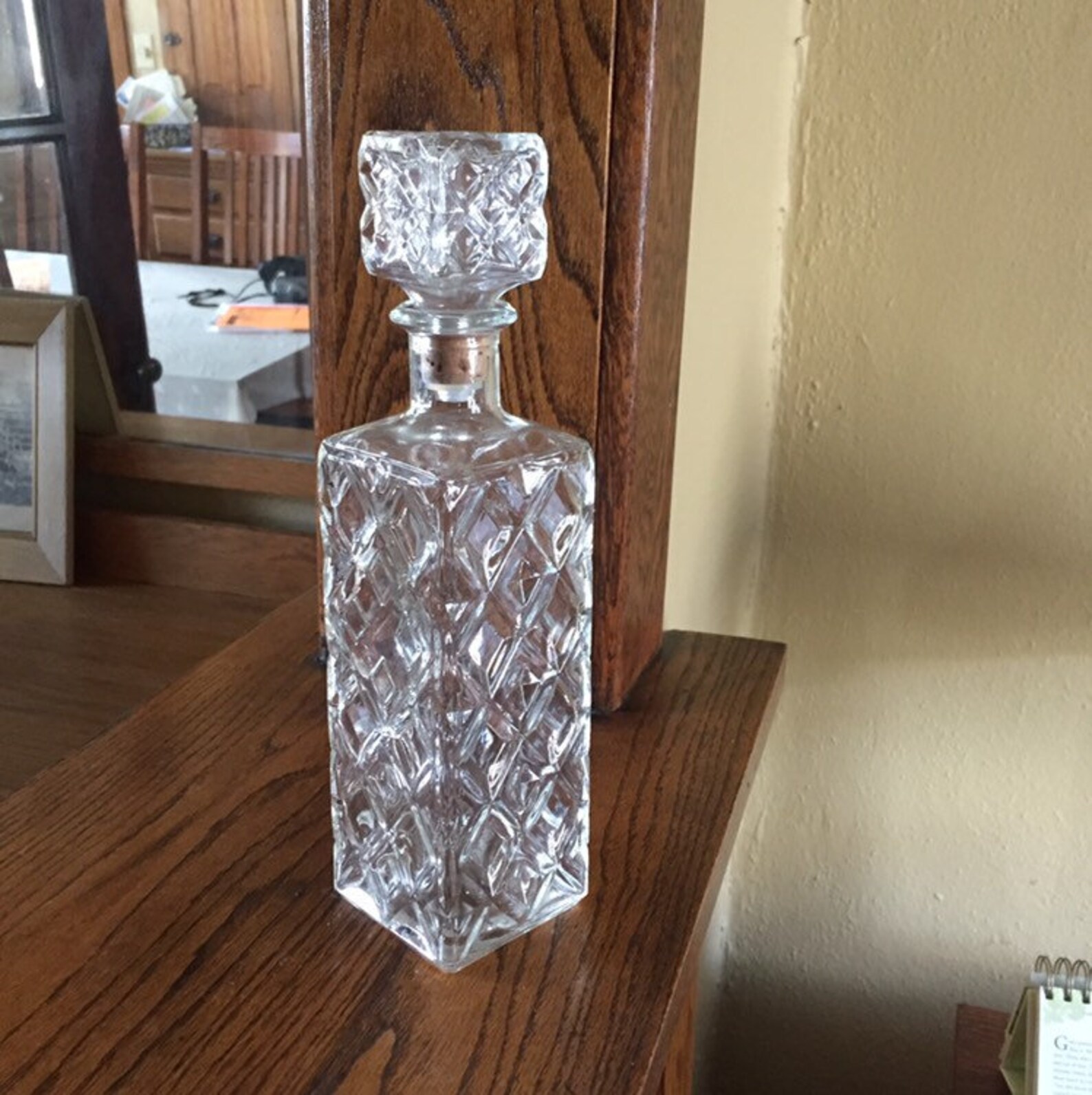 Free Shipping Collectible Square Liquor Thatcher Glass Co. Etsy