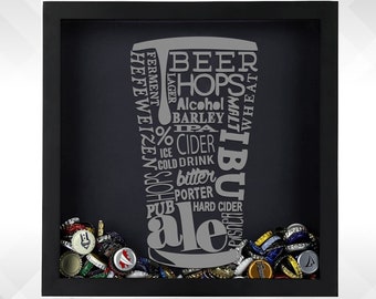 Beer Pint Words Glass - Vinyl Sticker Decal
