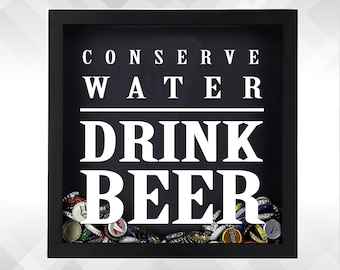 Conserve Water, Drink Beer - Vinyl Sticker Decal