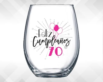 Feliz Cumpleaños - Birthday Decals - Personalized Decals for Birthday Party | Customize to fit your year!
