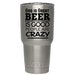 God is Great, Beer is Good, People are Crazy Vinyl Sticker Decal for Yeti Rtic and Shadow Boxes - Decal Only!