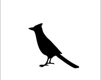 Cardinal Decal | Vinyl Sticker - Newborn Nursery, Car, Window, Laptop Vinyl Decals