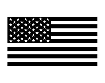 American Flag Decal Sticker - Yeti Tumbler, Truck, Car, Laptop, Window, Wall Vinyl Decal