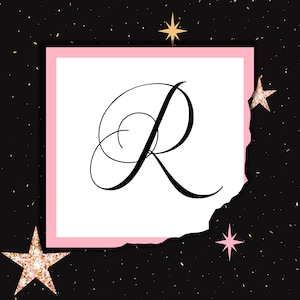 Custom Initial, Monogram Lettering- Car Window Stickers. Laptop Decals, Tumblers & more