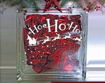 Ho Ho Ho *New - 2019*  - Holiday Vinyl Sticker - Christmas Decal for Shadow Boxes & More