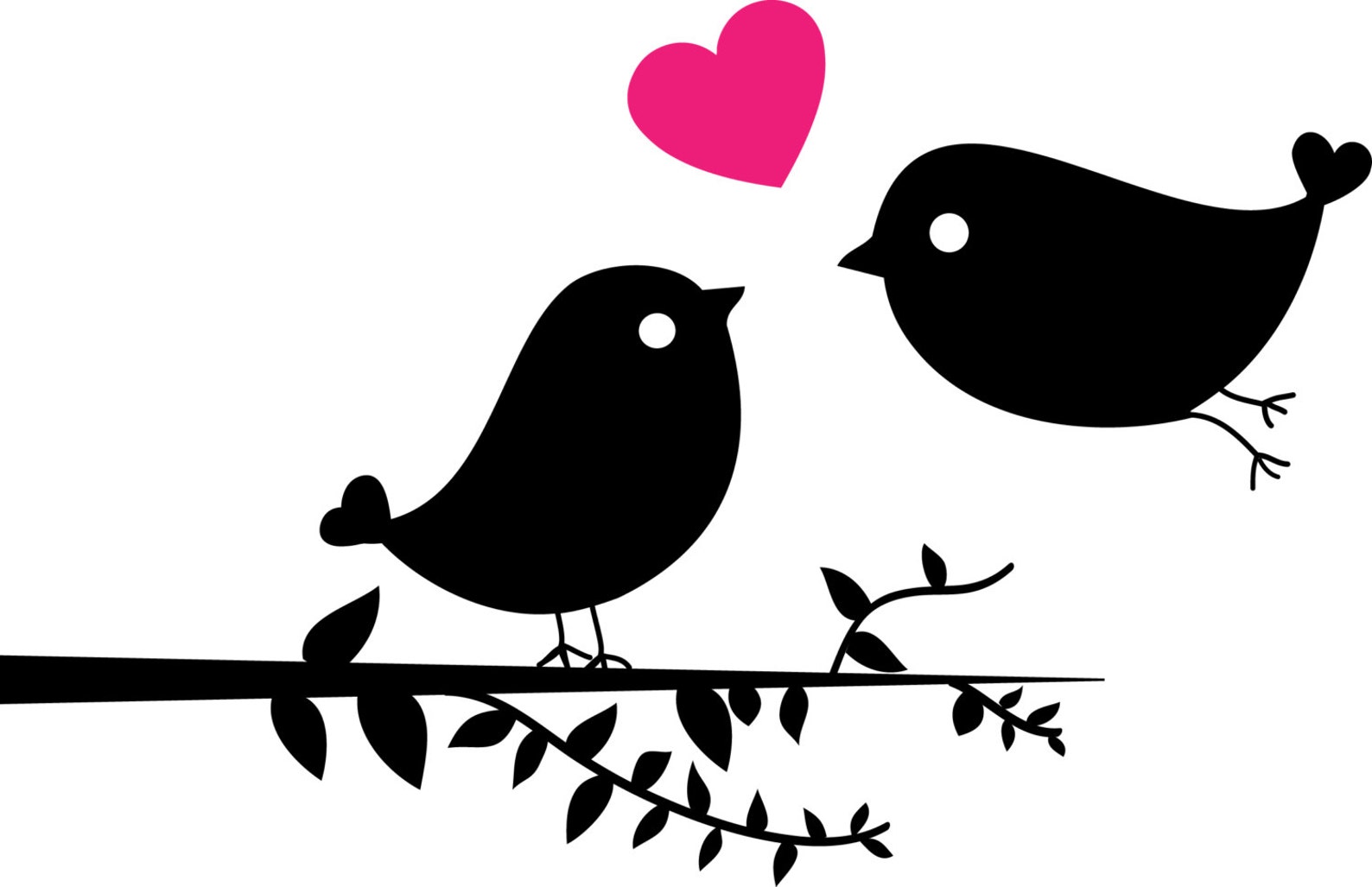 Two Love Birds on Tree Branch Laptop Decal Car Window - Etsy