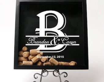 Last Initial Couple Name Vinyl Sticker Decal - Perfect Wedding / Valentine's Day Gift