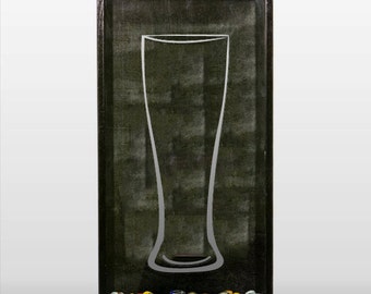 Pilsner Beer Glass - Vinyl Sticker Decal
