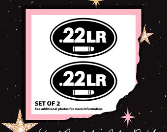 22LR Ammo Can Decal | Set of 2