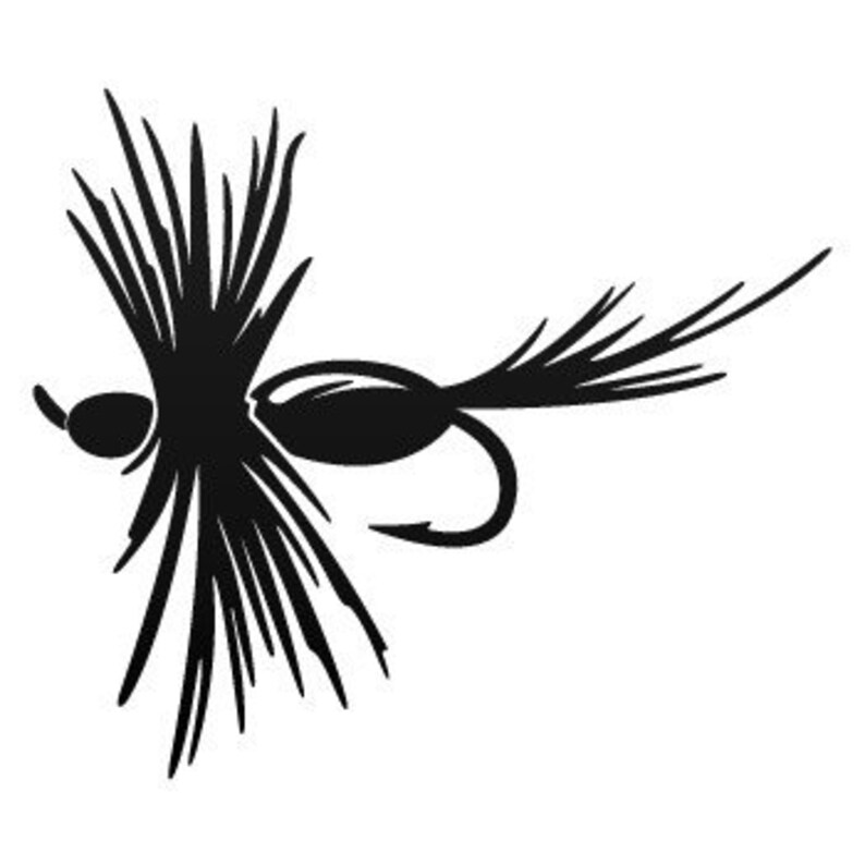 Fly Fishing Decal Sticker Tackle Box Boat Truck Vinyl Etsy