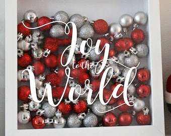 Joy to the World - Christmas - Holiday Vinyl Sticker - Decal Only!