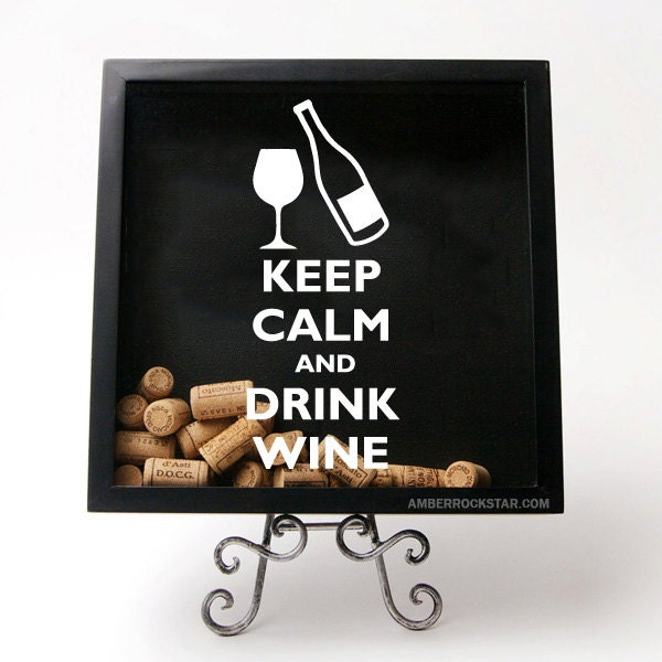 Keep Calm and Drink Wine - Vinyl Sticker Decal