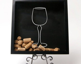 Wine Glass Outline - Vinyl Sticker Decal