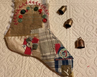 Christmas Stocking Slow Stitch Kit of the Month Club