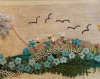 Landscape Slow Stitch Kit, with pattern and everything you need!