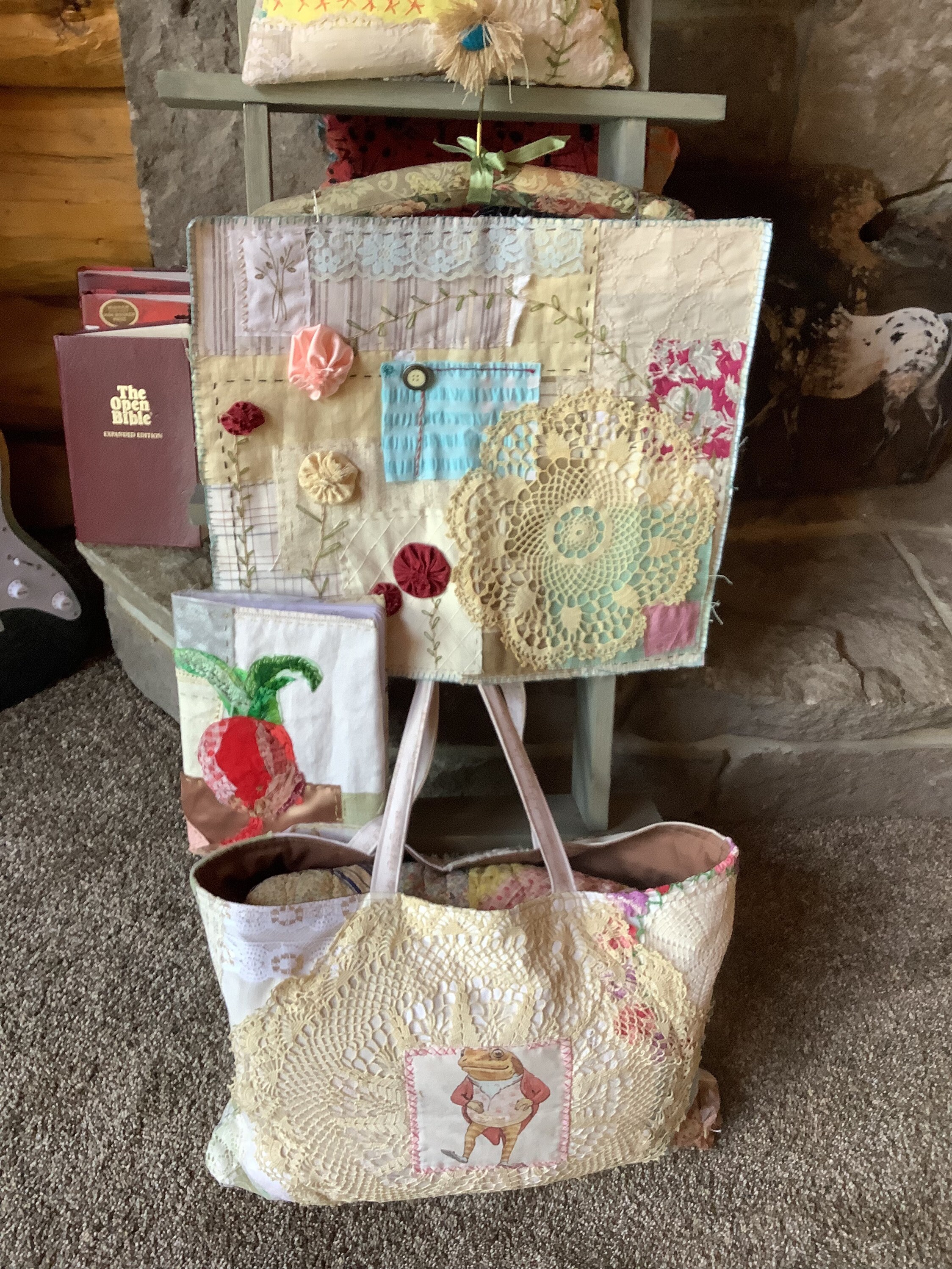 Vintage Slow Stitch Kit!!! Beginner Friendly! Everything included.