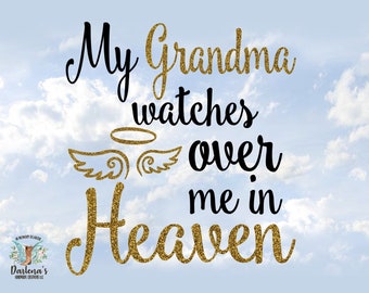 Download Grandma Heaven Svg Etsy