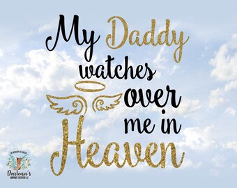 Download Dad In Heaven Svg Etsy