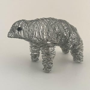 Polar bear *Nanuk* unique animal sculpture