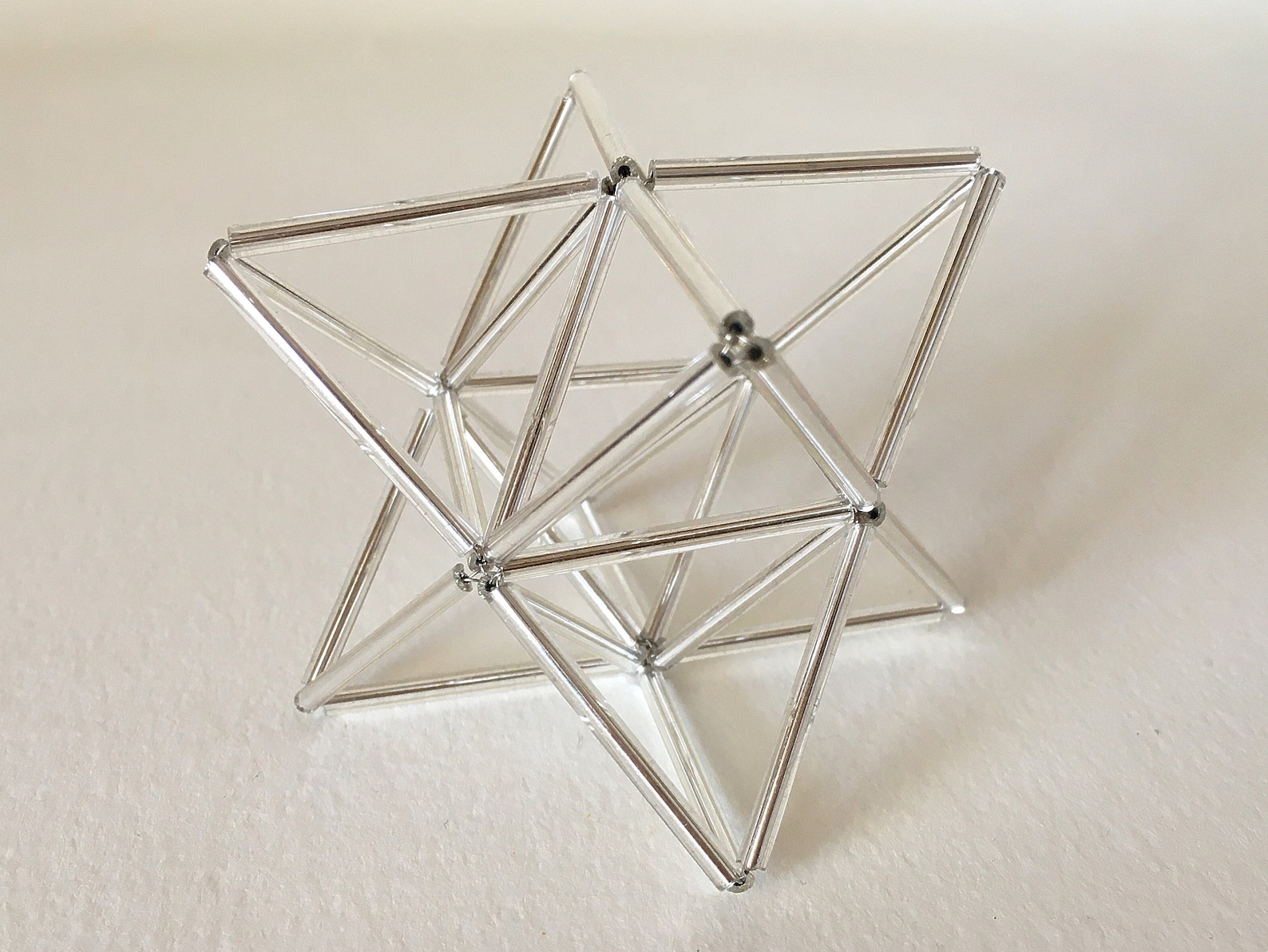 Merkaba Star Sculpture – Handmade Sacred Geometry Ornament - Etsy