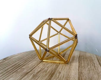 正二十面体神聖幾何学装飾 – プラトン立体彫刻 - Etsy 日本