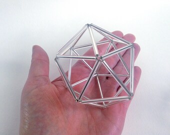 正二十面体神聖幾何学装飾 – プラトン立体彫刻 - Etsy 日本