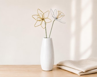 Wire Daffodil, Handmade Spring Flower Gift