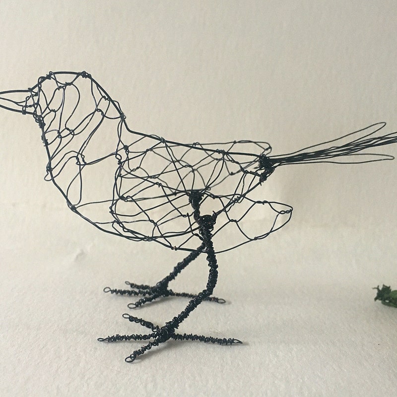Crow Wire Sculpture - Etsy