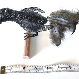 Wire Starling Sculpture, Handmade British Wildlife Decor image 9