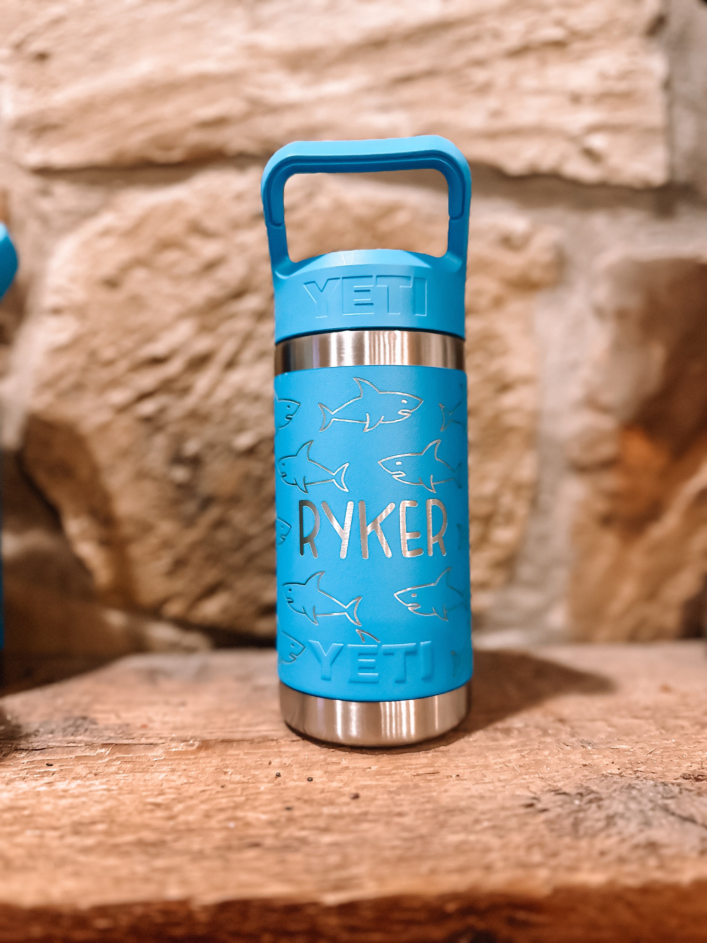 Customizable 12oz Yeti Kids Water Bottle - Engraved Full Wrap Stainless ...