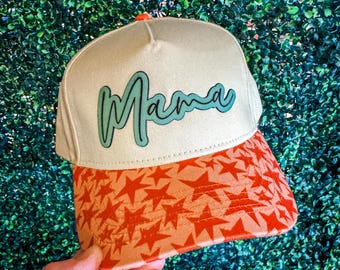 mama hat - embroidered hat for moms - mothers day gift for moms - mama trucker hat A