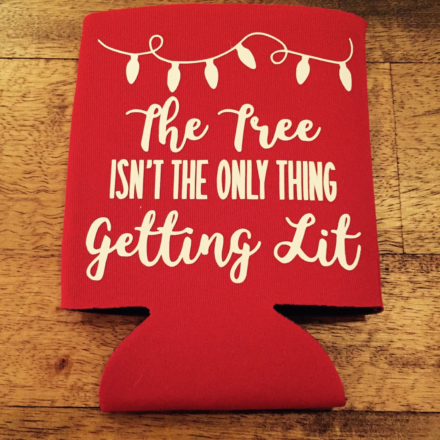 the tree isnt the only thing getting lit christmas party can Etsy