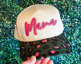 mama hat - embroidered hat for moms - mothers day gift for moms - mama trucker hat A