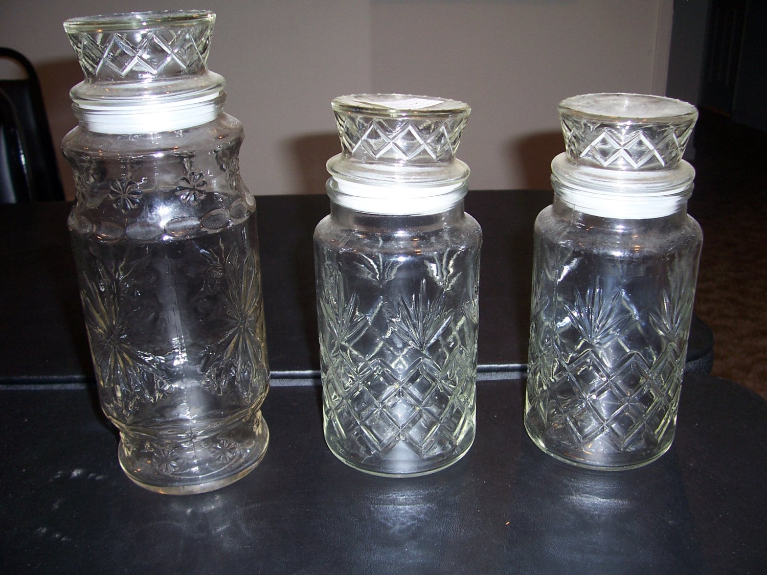 Vintage Mr. Peanut Glass Jars With Lids Etsy