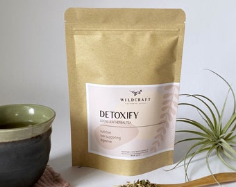 Detoxify Herbal Tea, Lemon balm, Dandelion, Burdock, Nettles, Loose Leaf Tea