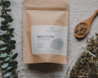 Organic Milk Flow Tea: Lactation Support, Breastfeeding Herbal Tea